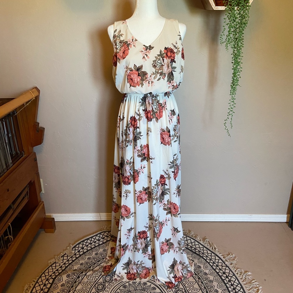 Show Me Your MuMu - floral maxi dress, size XL